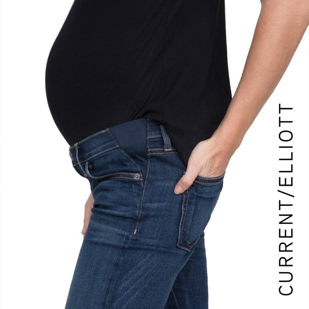 CURRENT/ELLIOT The Stiletto Townie Maternity Jeans